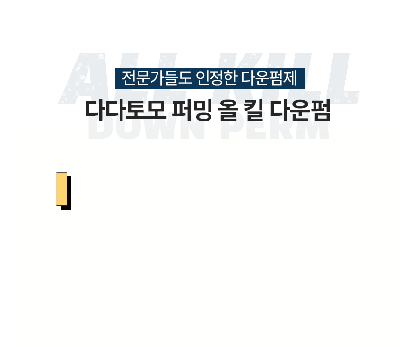 올킬다운펌 올킬다운펌